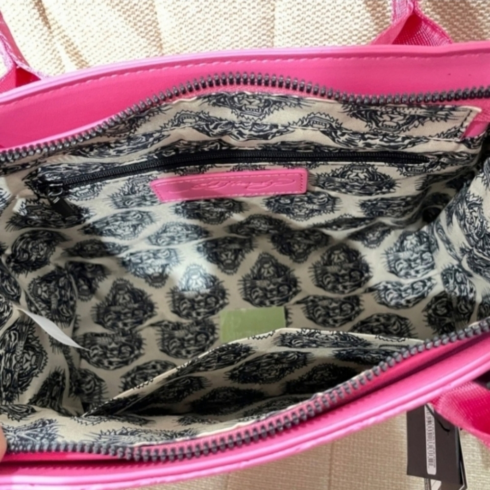 Ed Hardy Vibrant Pink Tote Bag - Picture 5 of 6